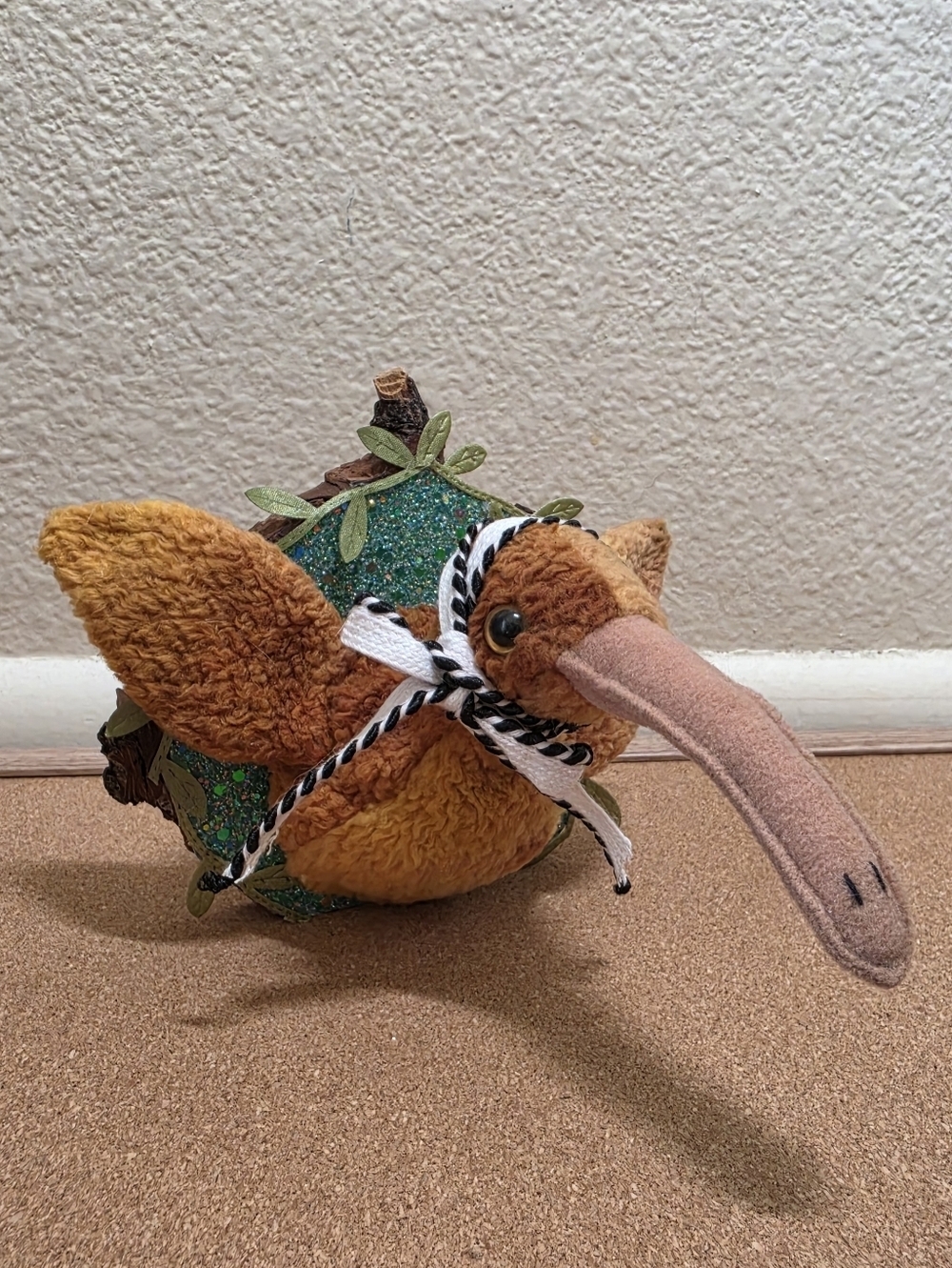 Beanie Baby Taxidermy Kiwi